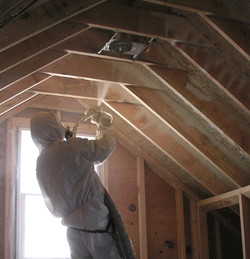 Antoich CA attic spray foam insulation