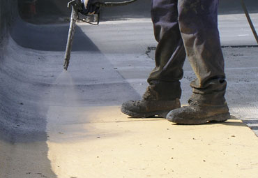 Coating systems over Antoich spray foam roof systems