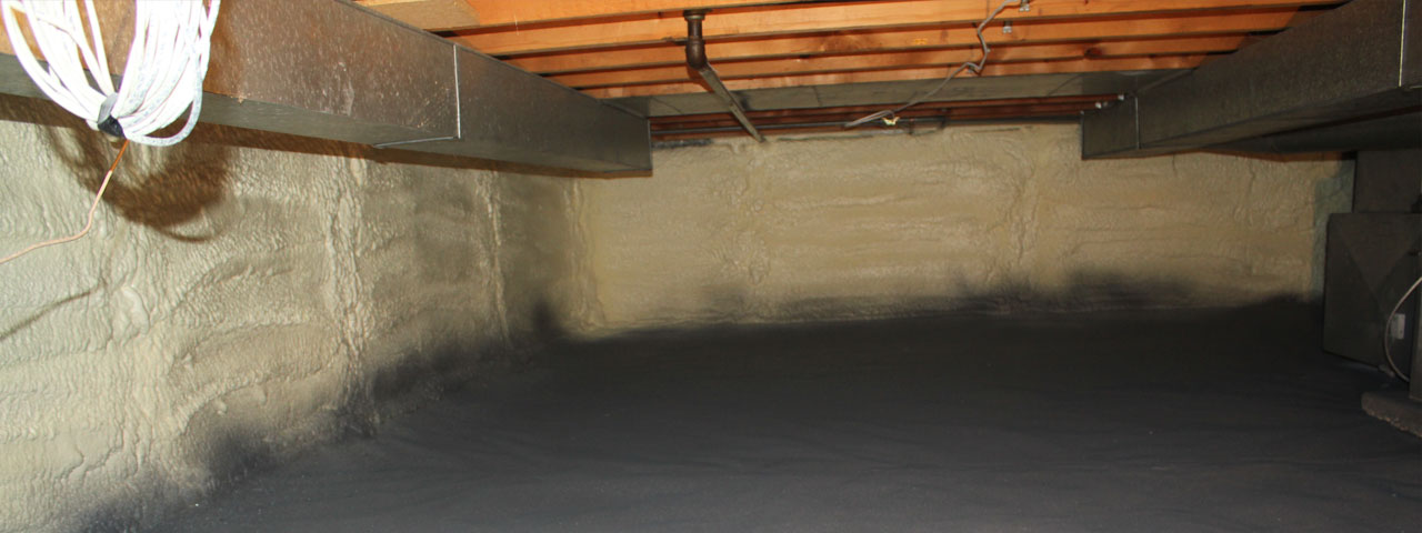 Antoich spray foam insulation for crawl spaces